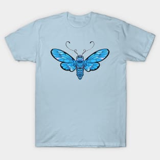 blue moth butterfly T-Shirt